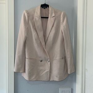 Express light, pink blazer jacket, size small
